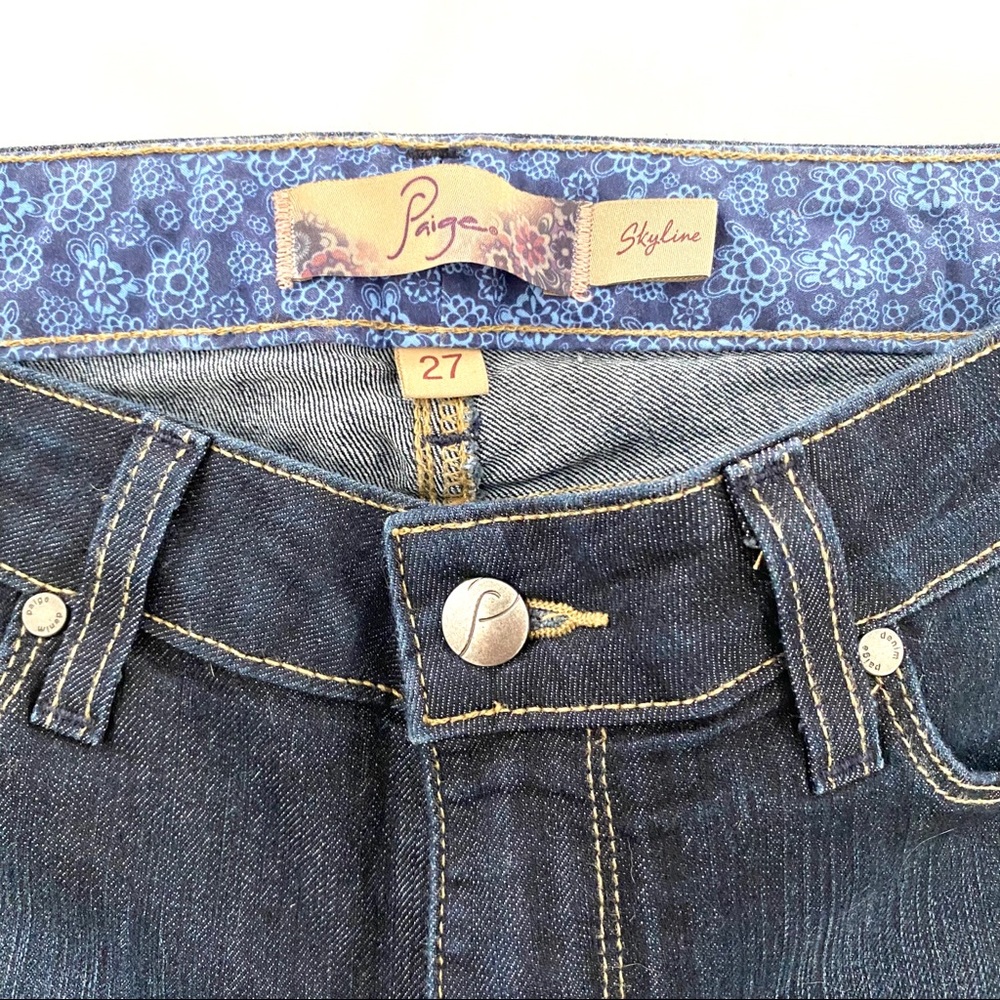 SOLD! 💚Paige Skyline Skinny Jeans NWOTs - Picture 4 of 9